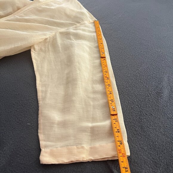 Valerie Stevens II 20W Linen Silk Blend Layering Jacket Canary Yellow Cardigan - Picture 6 of 6